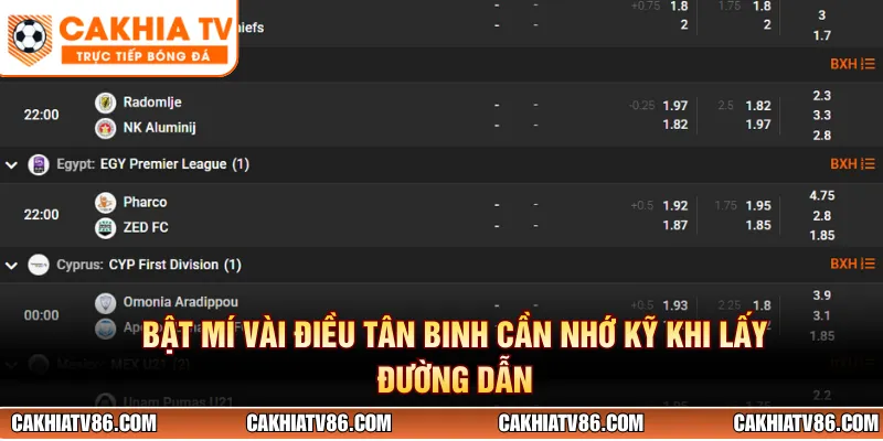 Bật mí vài điều tân binh cần nhớ kỹ khi lấy đường dẫn
