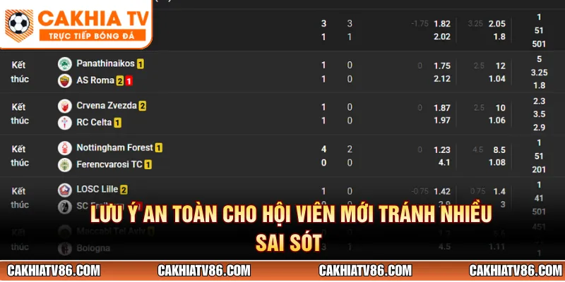 Lưu ý an toàn cho hội viên mới tránh nhiều sai sót 